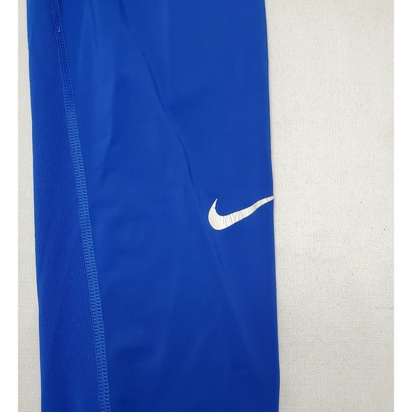 Nike Mens Pro Compression Dri-Fit Football Athletic Pants Royal Blue ● Size XL - Picture 2 of 6